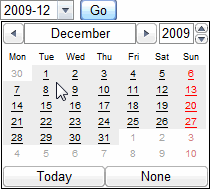 Opera's type=month picker