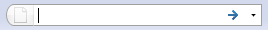 location bar with cursor and no placeholder text