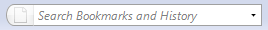 location bar with placeholder text