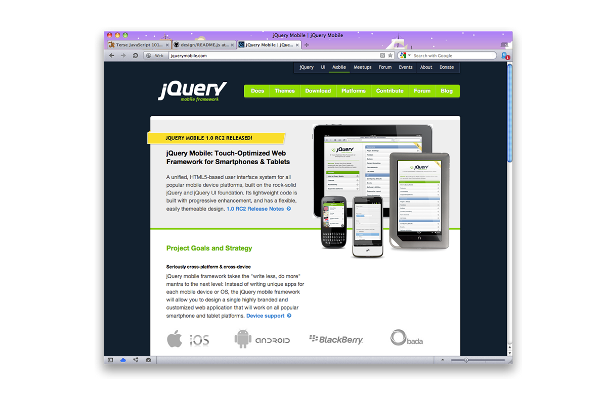 jQuery Mobile